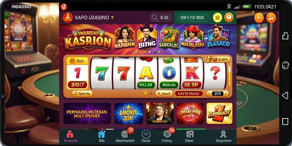 Menu upgrade karakter yang menarik dan mudah dinavigasi.