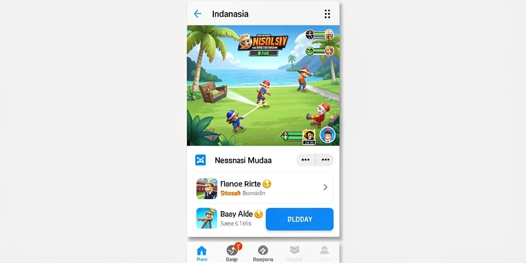 Screenshot menampilkan level baru yang menantang.