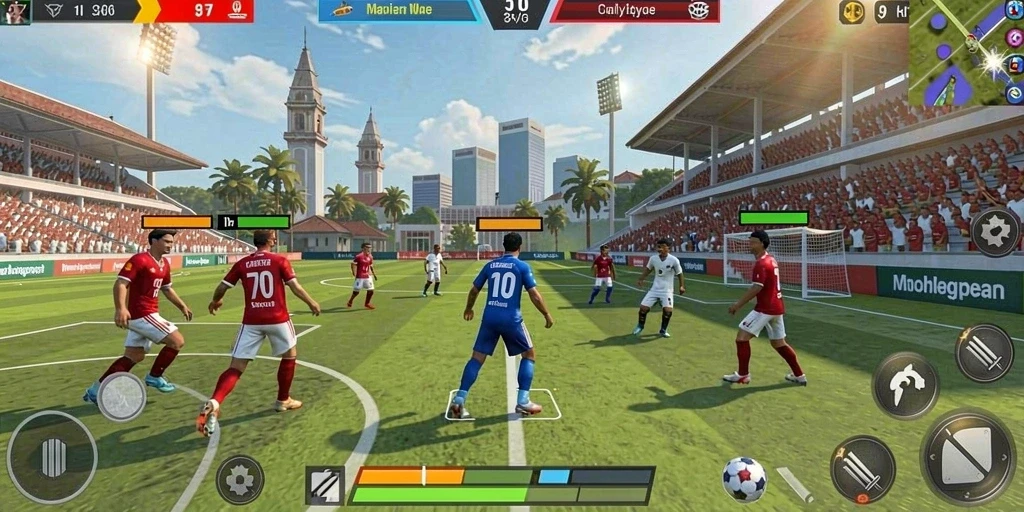 Fitur multiplayer yang memungkinkan bermain bersama teman.