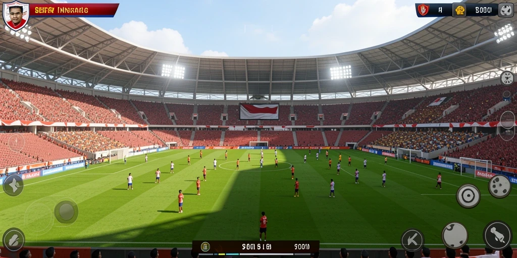 Screenshot dari mode multiplayer yang penuh aksi.